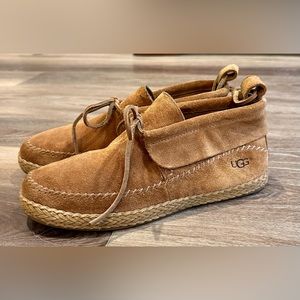 Ugg Shoes Ugg Woodlyn Moc Chestnut Women's Moccasin Shoes Suede